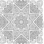 Islamic mandalas coloring jpg