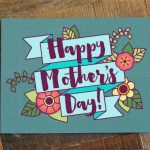 Pretty Mother’s Day Card – Floral card, (1)
