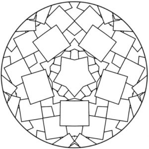 simple-abstract-mandala-5-coloring-page | family holiday.net/guide to