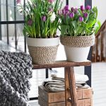 spring-decorating-ideas-home-purple-tulips-pots-skandinavian-style