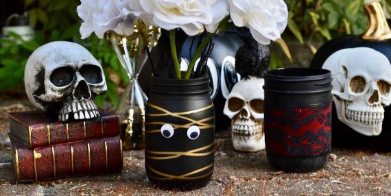 30 Impressive DIY Mason Jar Halloween Crafts Ideas to Spice Up Your Fall Decor