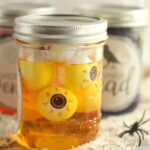 spooky Halloween jars with these rustic printable labels (1)
