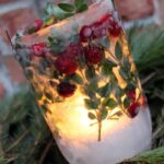 Simple DIY Ice Cranberry Lanterns