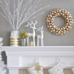 mantel-with-branches-and-wreath and deers (1)
