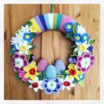 easter crochet wreath
