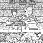 Mother’s Day Coloring Pages for Adults15