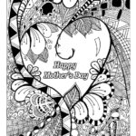 Mother’s Day Coloring Pages for Adults3