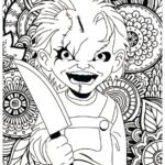Halloween Characters Coloring Pages00001