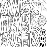 Halloween coloring pages for adults and talented children4-min
