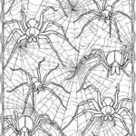 Halloween coloring pages for adults and talented children8-min