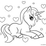 Unicorn coloring pages for children and adult1