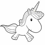 Unicorn coloring pages for children and adult105