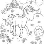 Unicorn coloring pages for children and adult109