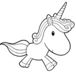 Unicorn coloring pages for children and adult12