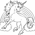 Unicorn coloring pages for children and adult15