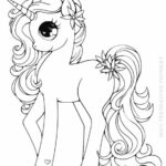 Unicorn coloring pages for children and adult16