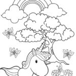 Unicorn coloring pages for children and adult17