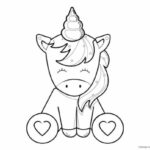 Unicorn coloring pages for children and adult20