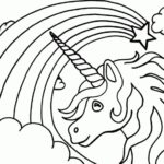 Unicorn coloring pages for children and adult25