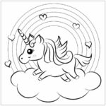 Unicorn coloring pages for children and adult27