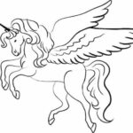 Unicorn coloring pages for children and adult34