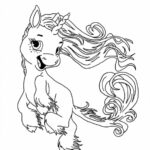 Unicorn coloring pages for children and adult43