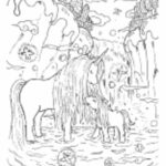 Unicorn coloring pages for children and adult61