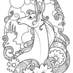 Unicorn coloring pages1