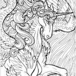 Unicorn coloring pages3