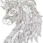 Unicorn coloring pages4