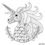 Unicorn coloring pages7