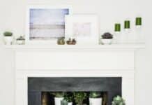 20 Inspirations to decorate the fireplace in the summer!