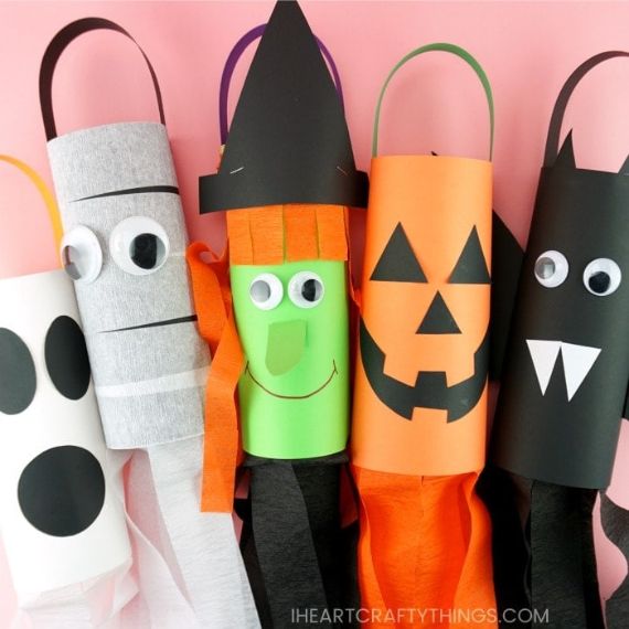 35 Simple Halloween Crafts For Kids on the scariest night
