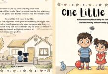 One Little Lie: A Powerful Children’s Story About Truth, Trust, and Courage Cover of a children's book titled "One Little Lie." Illustrations of a house, two kids, and playful icons convey themes of honesty and growth.